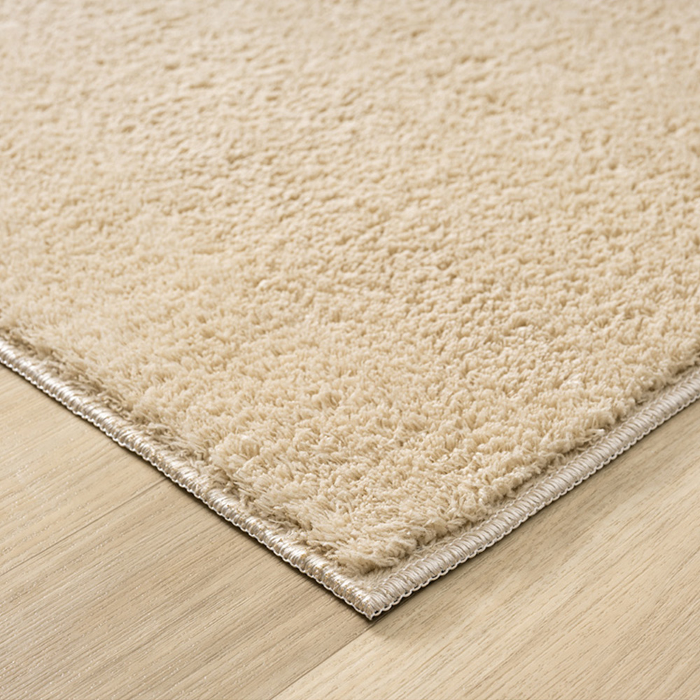 Desire Rugs Comfy Light Beige Anti Slip Felt Backing Rug 120 x 160cm Image 3