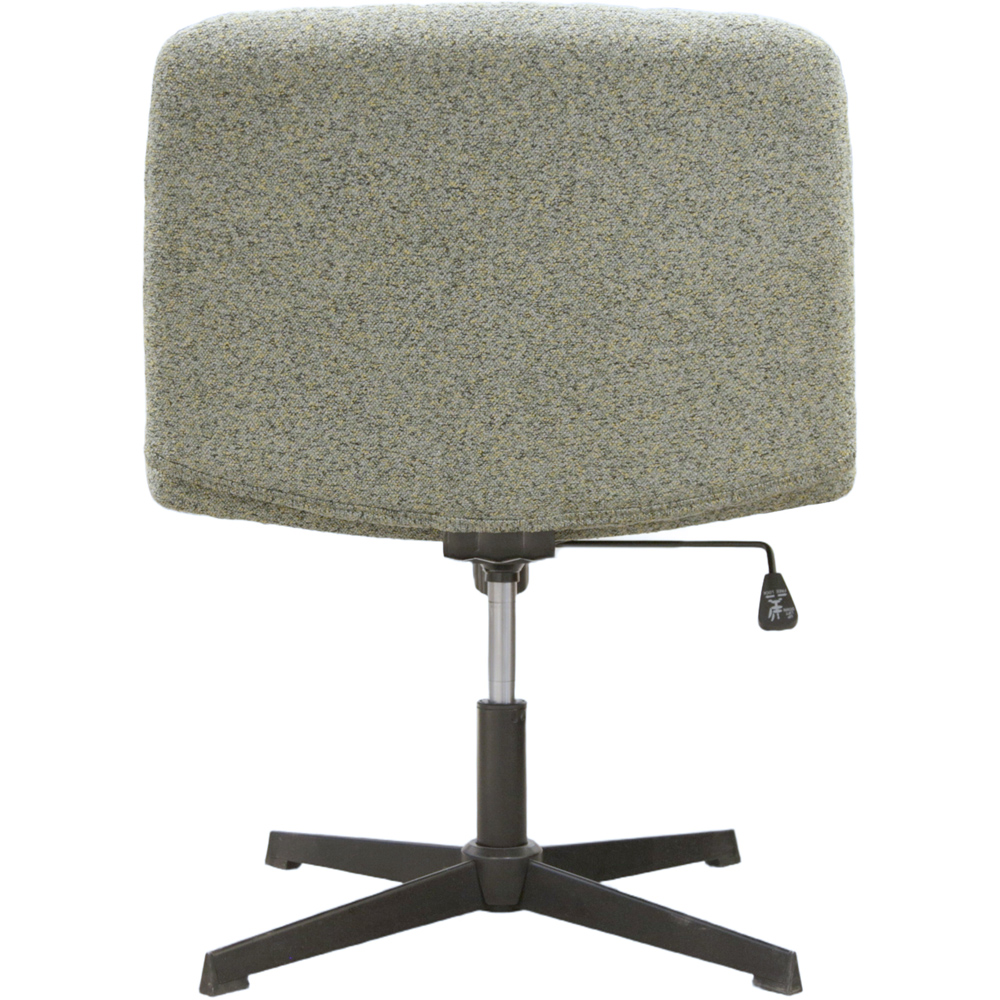 HGD BAO BUN Light Green Tweed Fabric Height Adjustable Office Chair Image 6