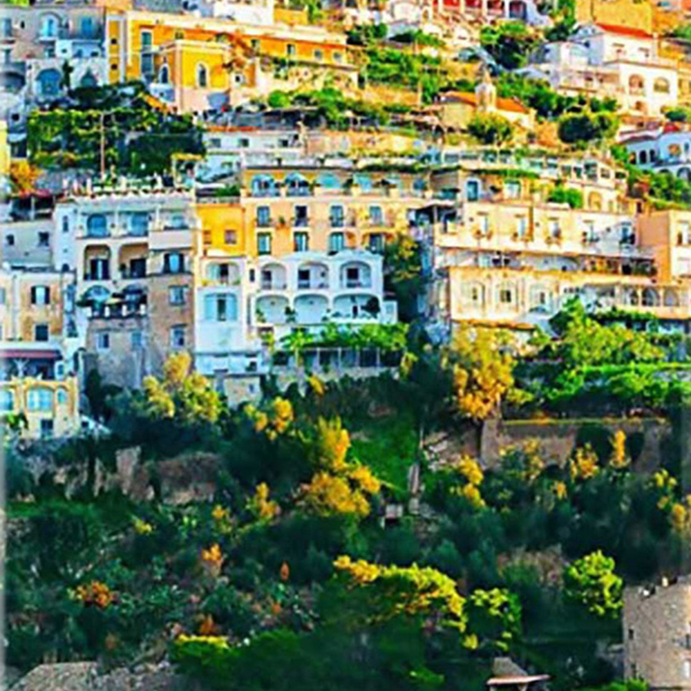 Warren Reed Designer Large Positano Amalfi Coast Suitcase Image 3