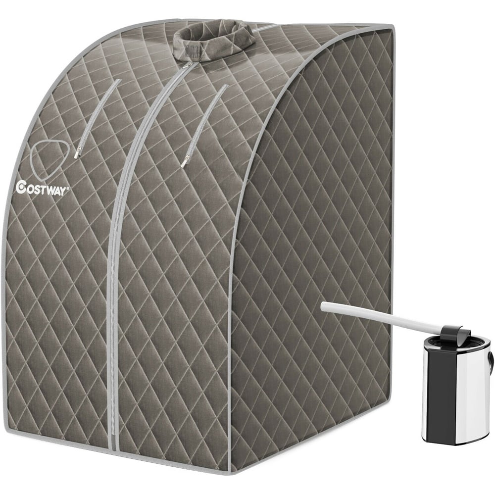 Costway Portable Steam Sauna Full Body Slimming Detox Tent 3L Image 1