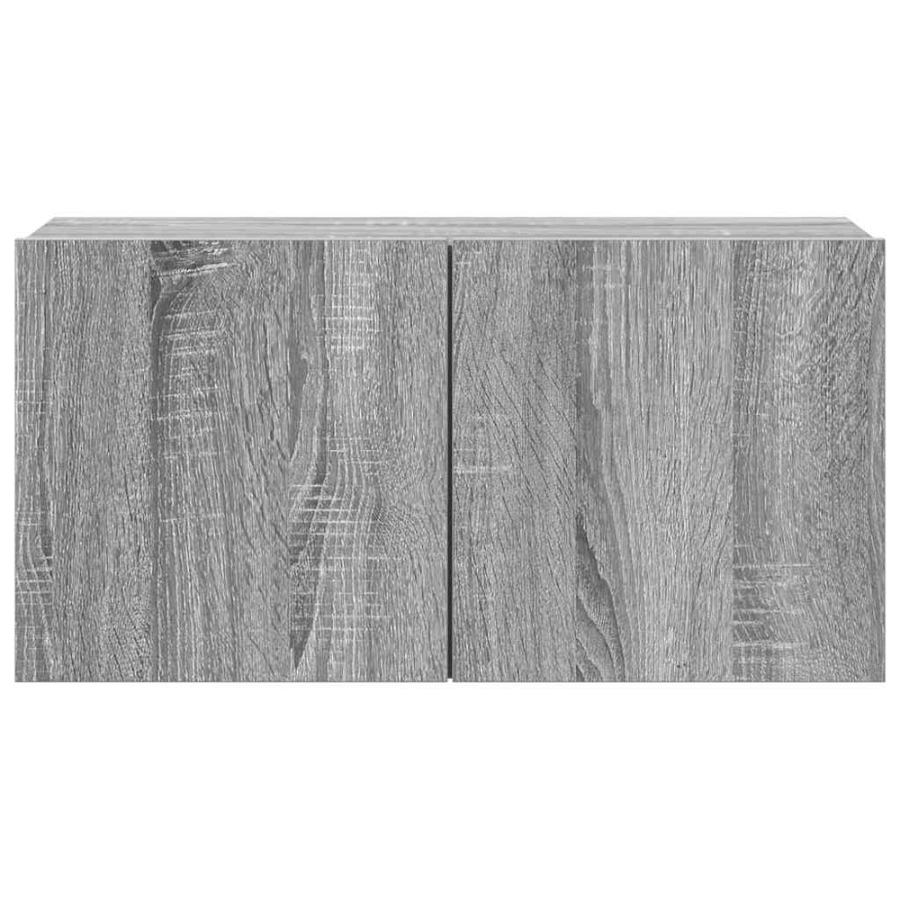 vidaXL 7 Door Grey Sonoma TV Cabinet Image 6