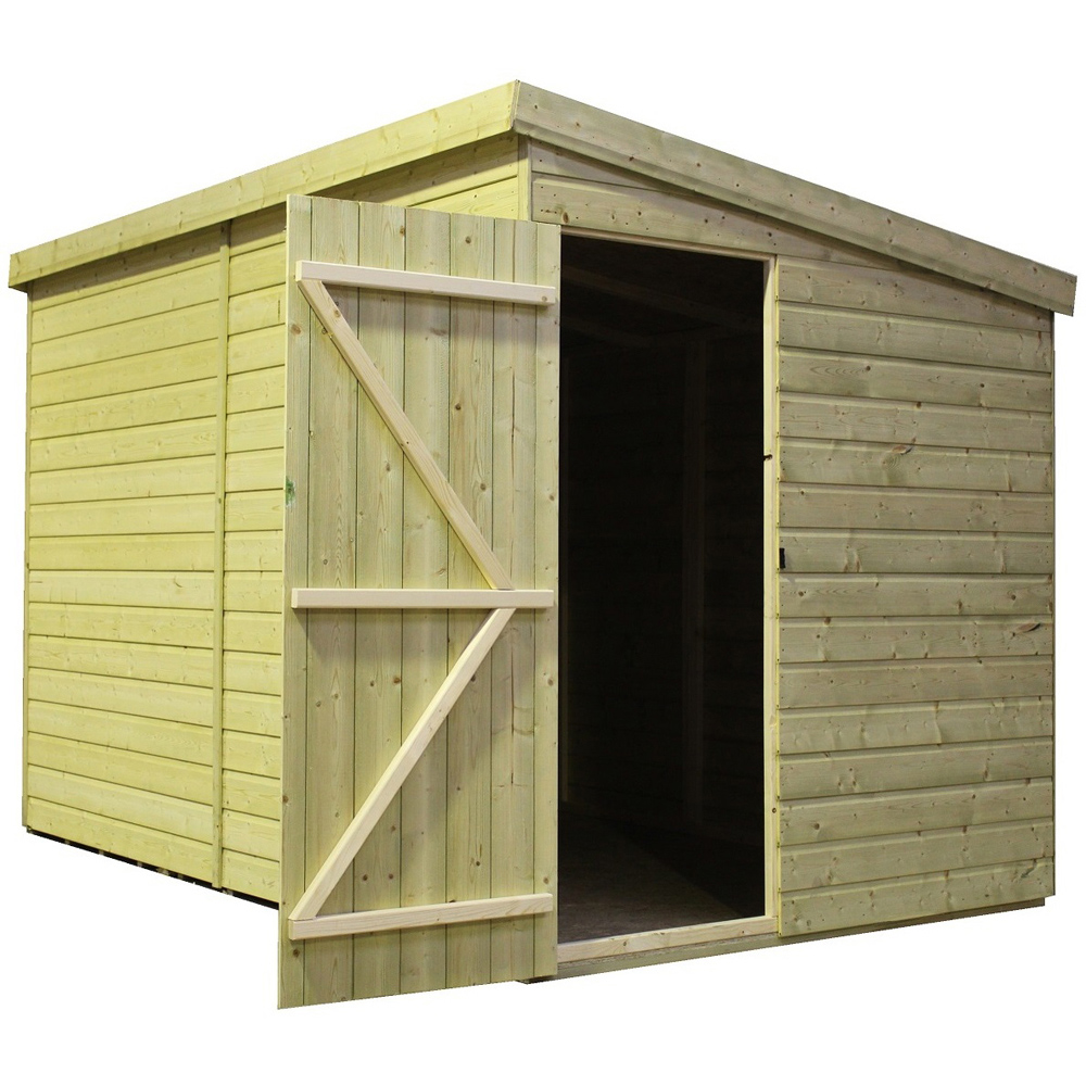 Empire Sheds 3000 9 x 7ft Tongue and Groove Wooden Pent Garden Shed Image 3