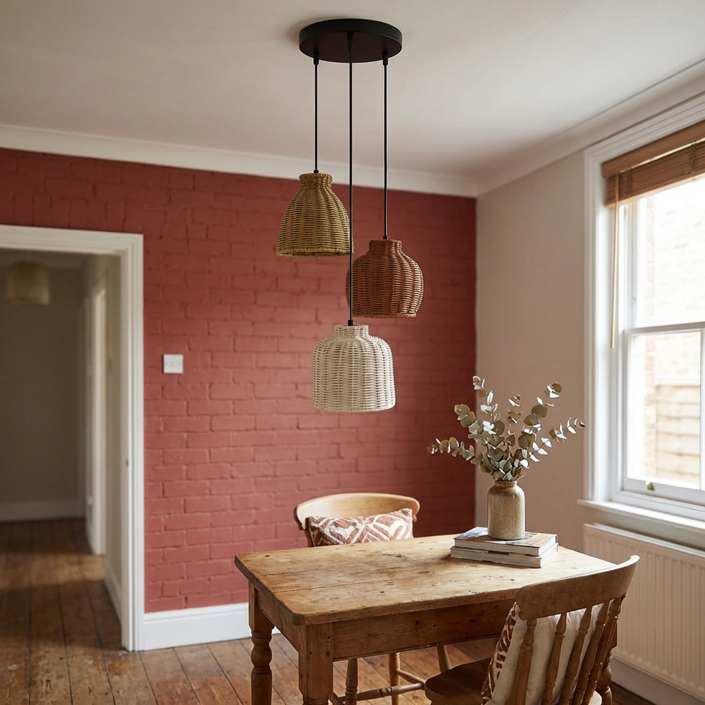 Adora 3 Light Ceiling Fitting - Multicolour Image 3