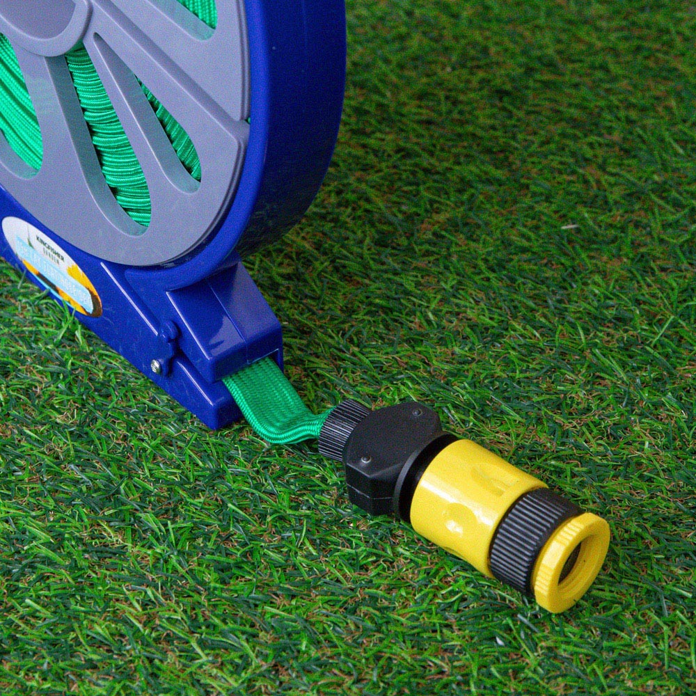 Samuel Alexander 15m Lay Flat Garden Hose Pipe with Storage Cassette Image 7