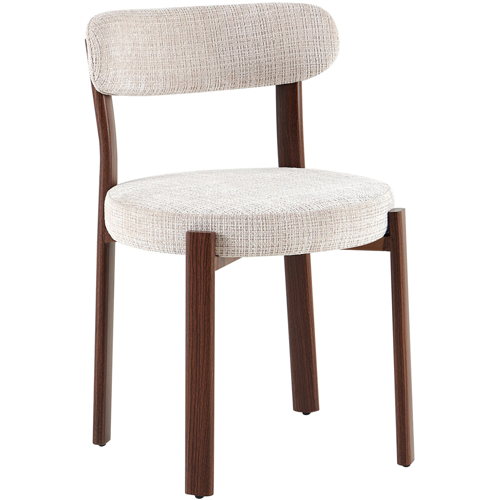 Pair of Thea Dining Chairs Beige Image 4