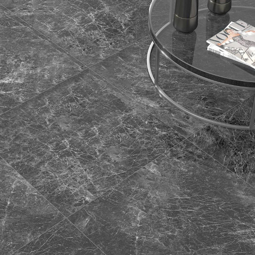 Living and Home Stone Effect Self Adhesive Floor Tile Stickers 24 Pack Image 8