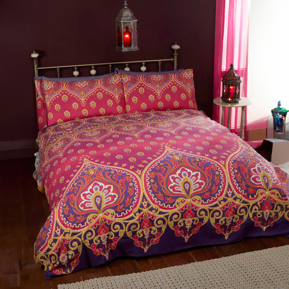 Rapport Home Asha King Size Ruby Duvet Set Image 1