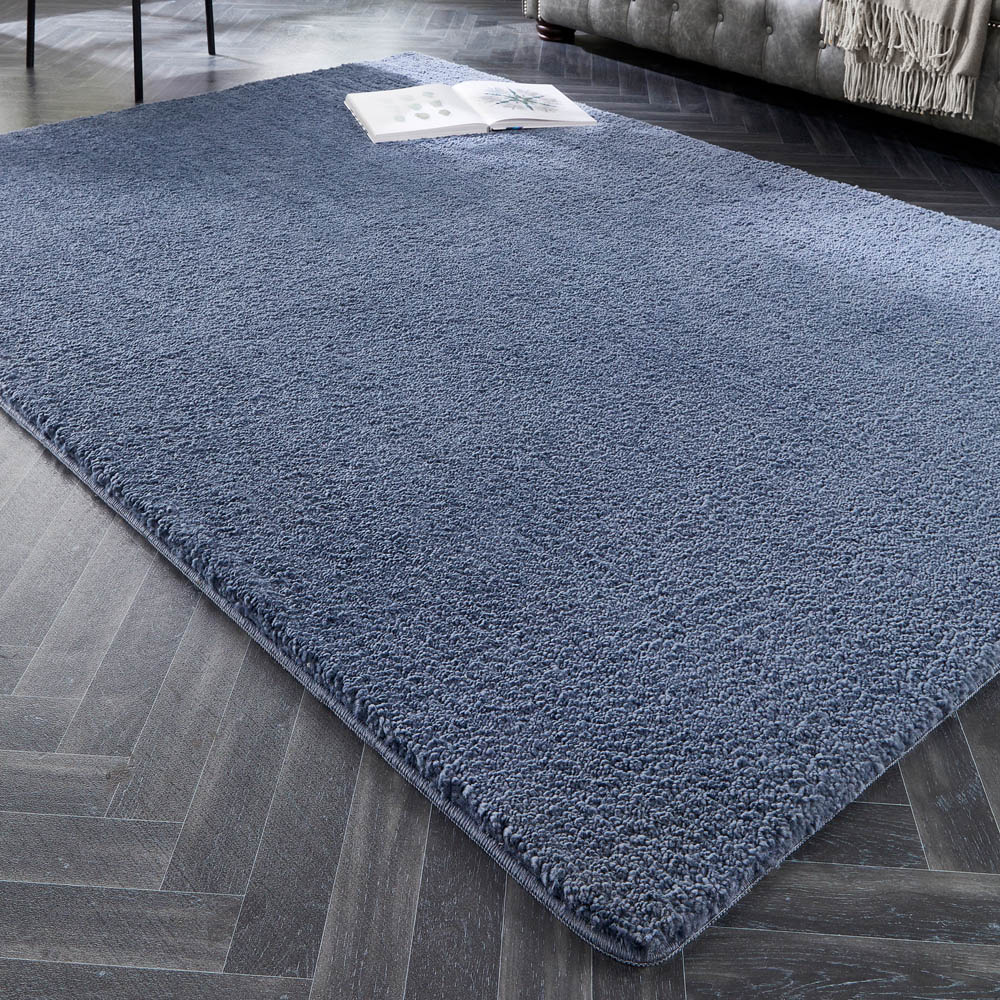 My Luxe Smoke Blue Rug 120 x 170cm Image 2
