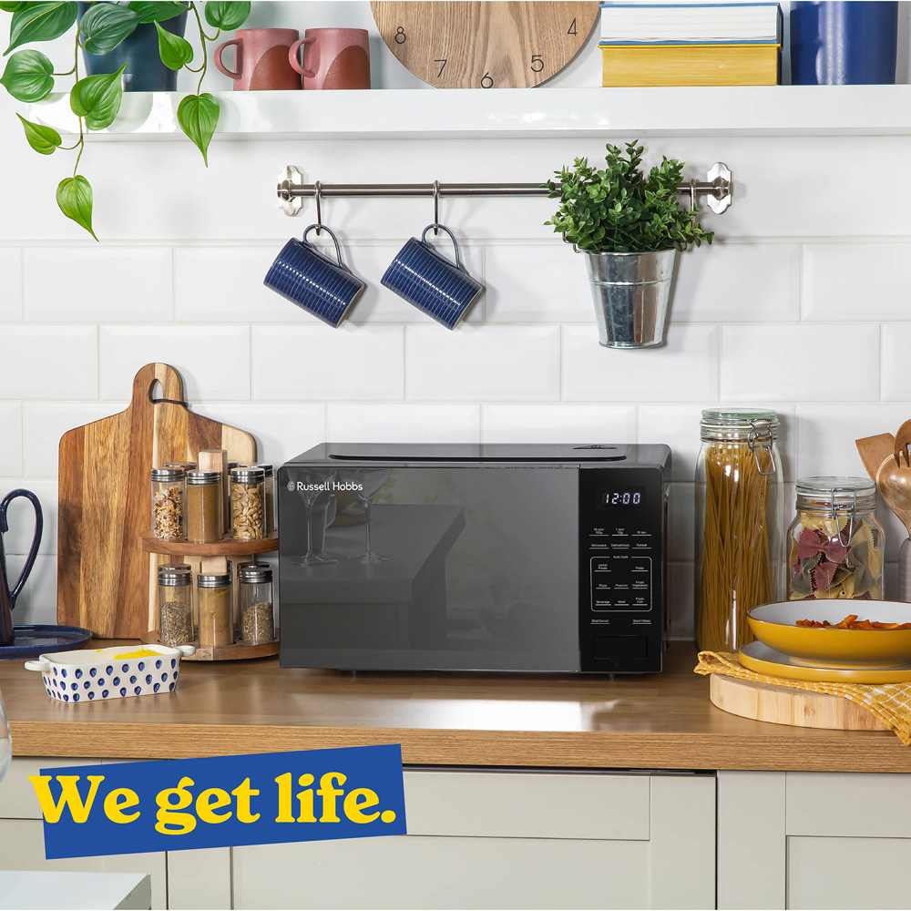Russell Hobbs RHMT2005B Black 20L Compact Touch Control Digital Microwave 700W Image 8