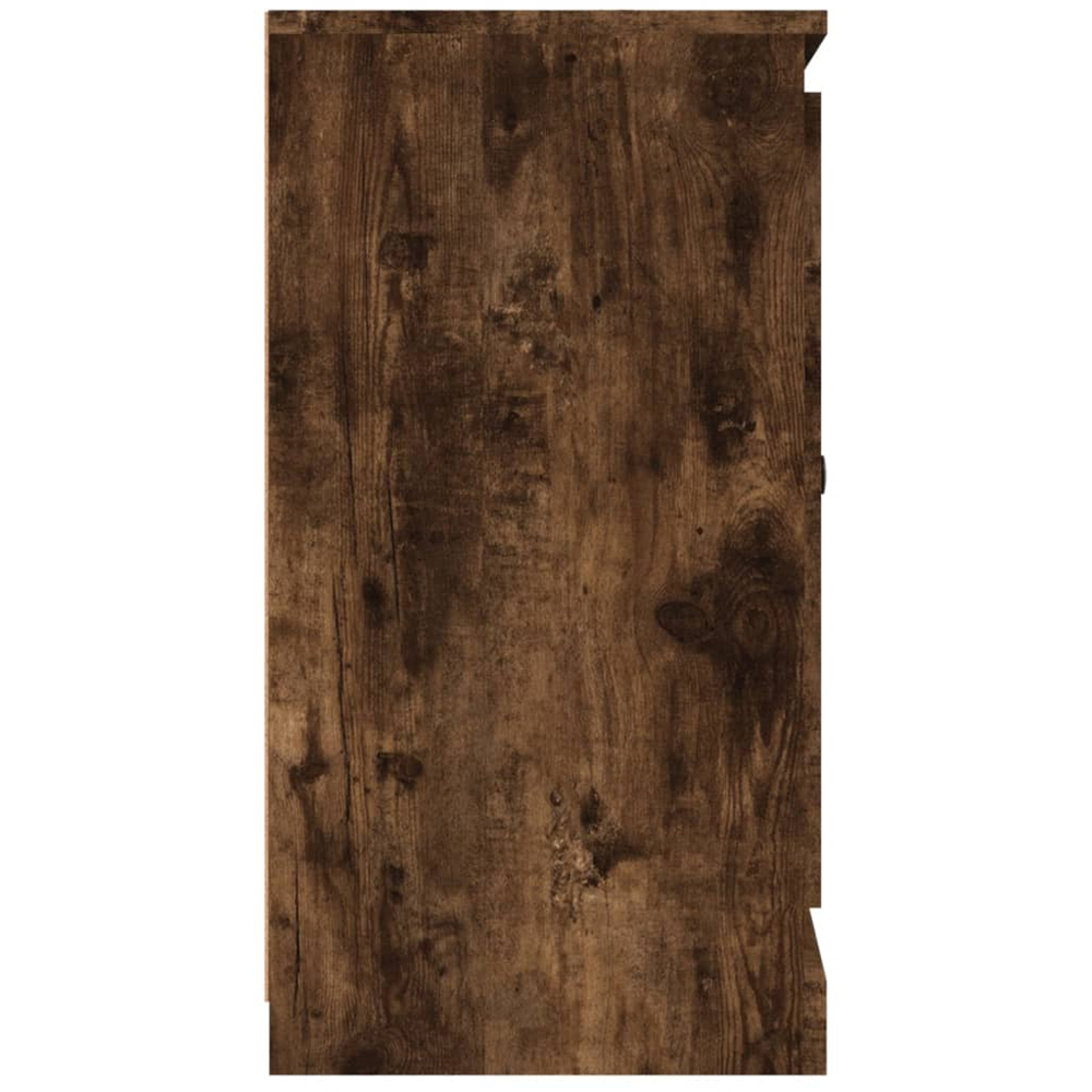 vidaXL 2 Door Smoked Oak Sideboard Image 6