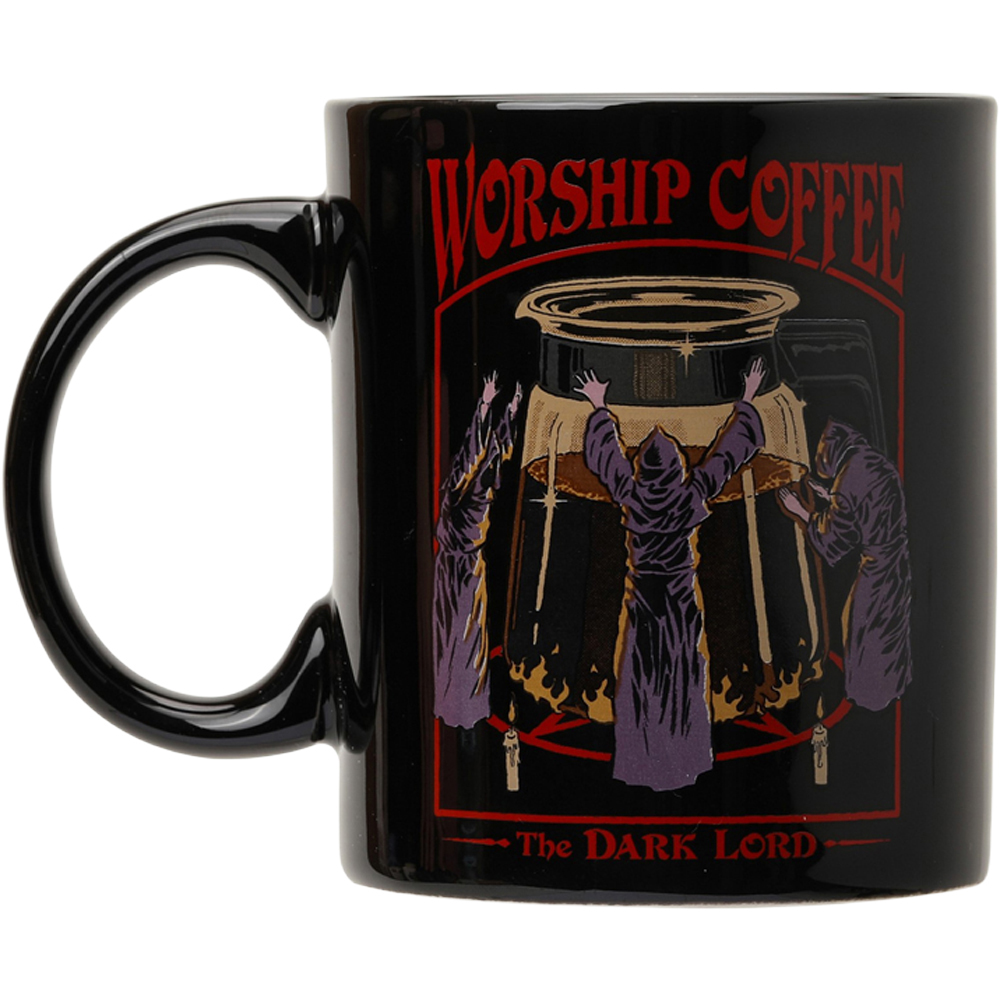 Steve Rhodes Worship Coffee Vanilla Espresso Scented Candle with Black Mug Image 3