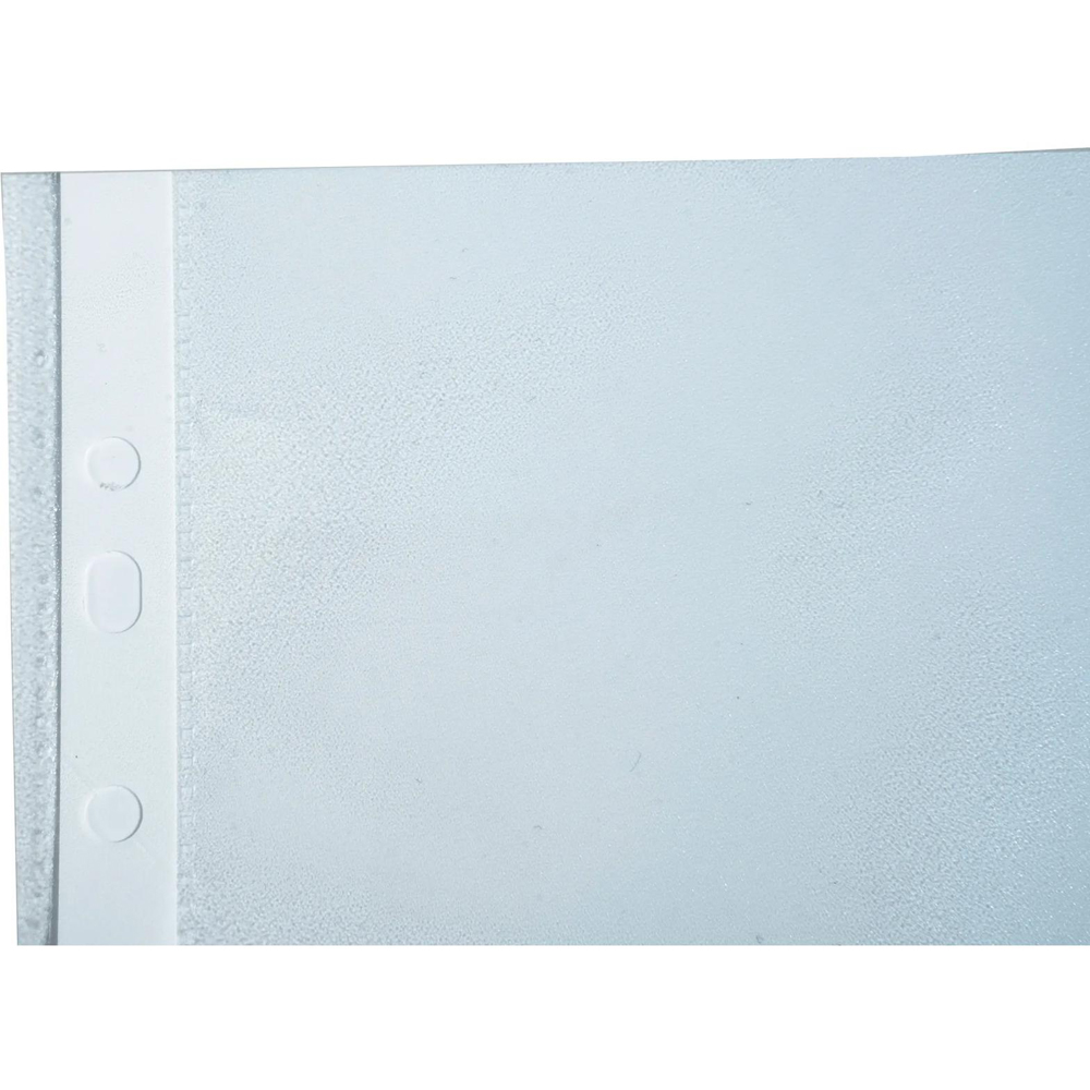 Exacompta A4 Translucent Crystal Grainy PP 100 Punched Pockets 10 Pack Image 3