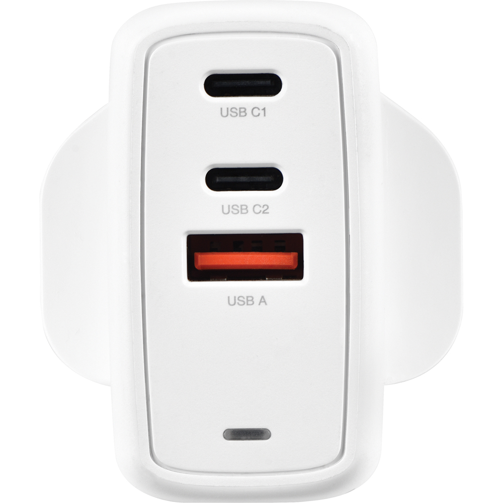 Masterplug White USB TYPE A and C Charger 67W Image 2