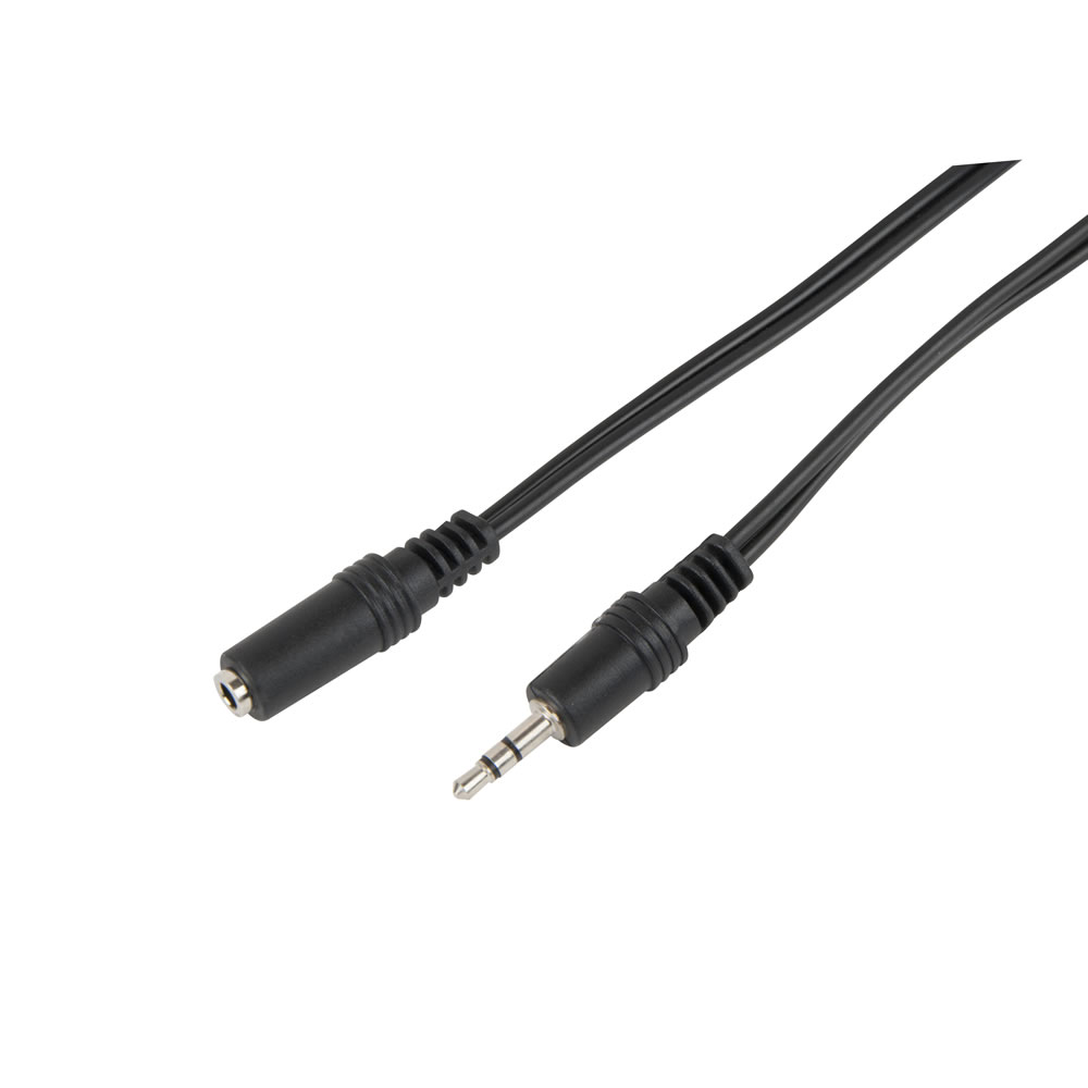 Wilko 3m 3.5mm Jack Extension Cable Image 1
