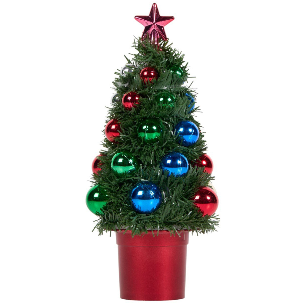 Christmas Tinsel Tree with Ball Image 5