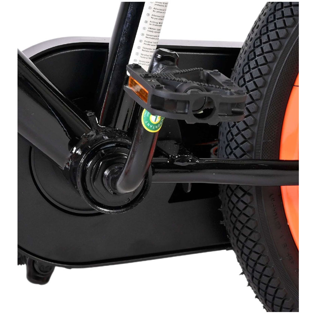 Volare Strike Kids 14 inch Orange and Black Bike with Stabilisers Image 9