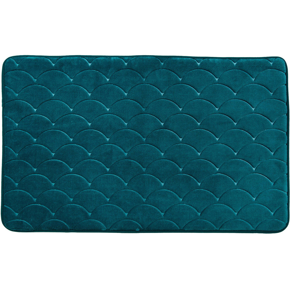 Kyoto Bath Mat - Teal Image 1