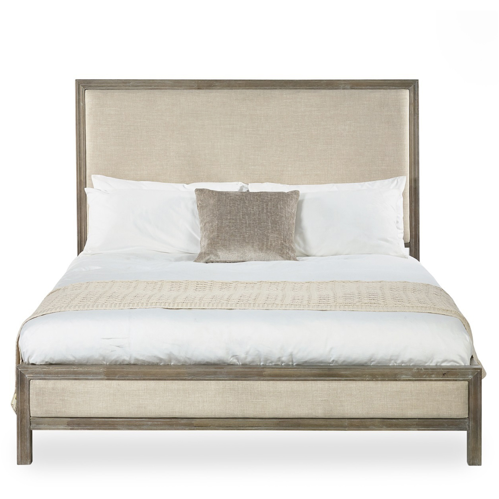 Julian Bowen Lucie King Size Cream Upholstered Bed Frame Image 3