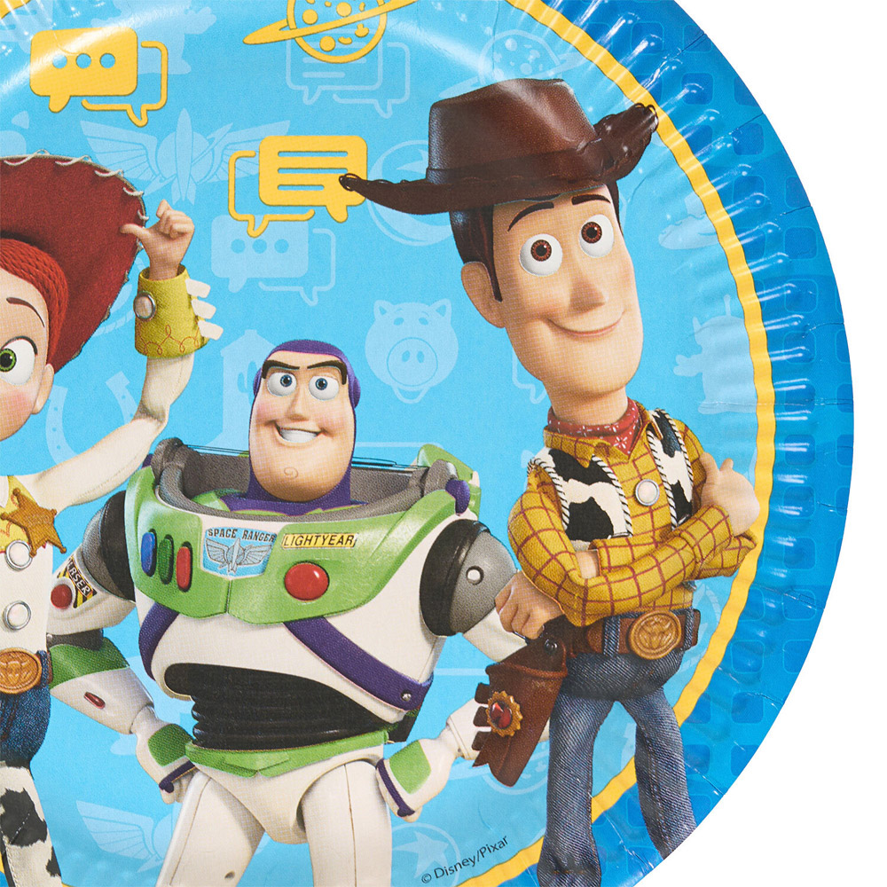 Pack of 8 Toy Story 5 Paper Plates Image 2