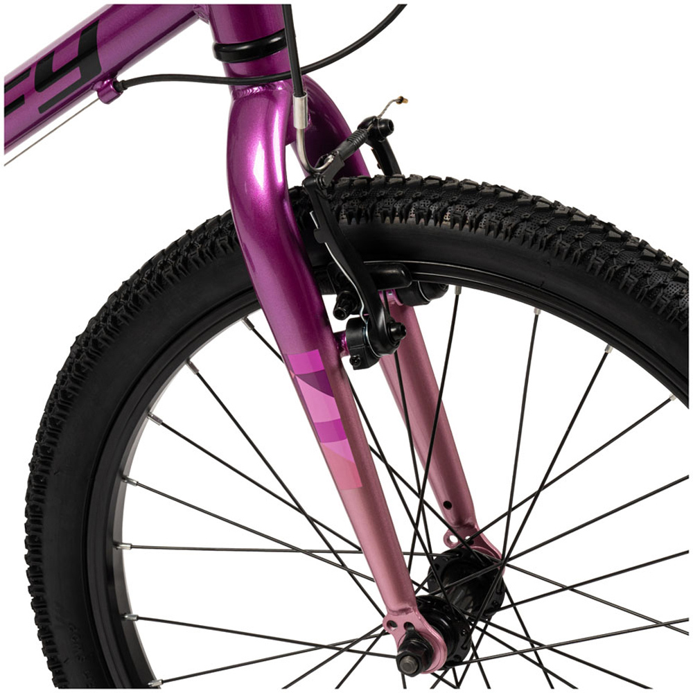 Huffy Literide Junior Girls 7 Speed 20 inch Alloy Neon Nebula Pink and Grey Bike Image 4