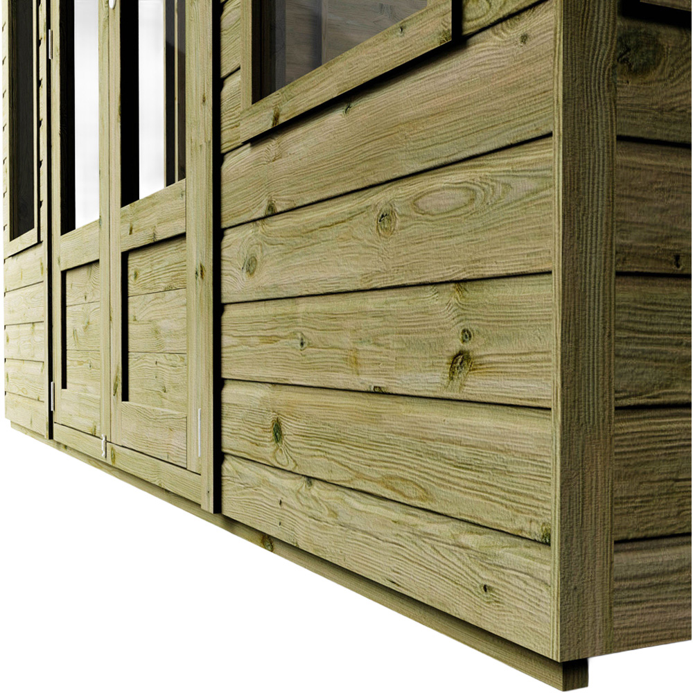 Mercia Helios 10 x 8ft Double Door Premium Shiplap Traditional Summerhouse Image 6