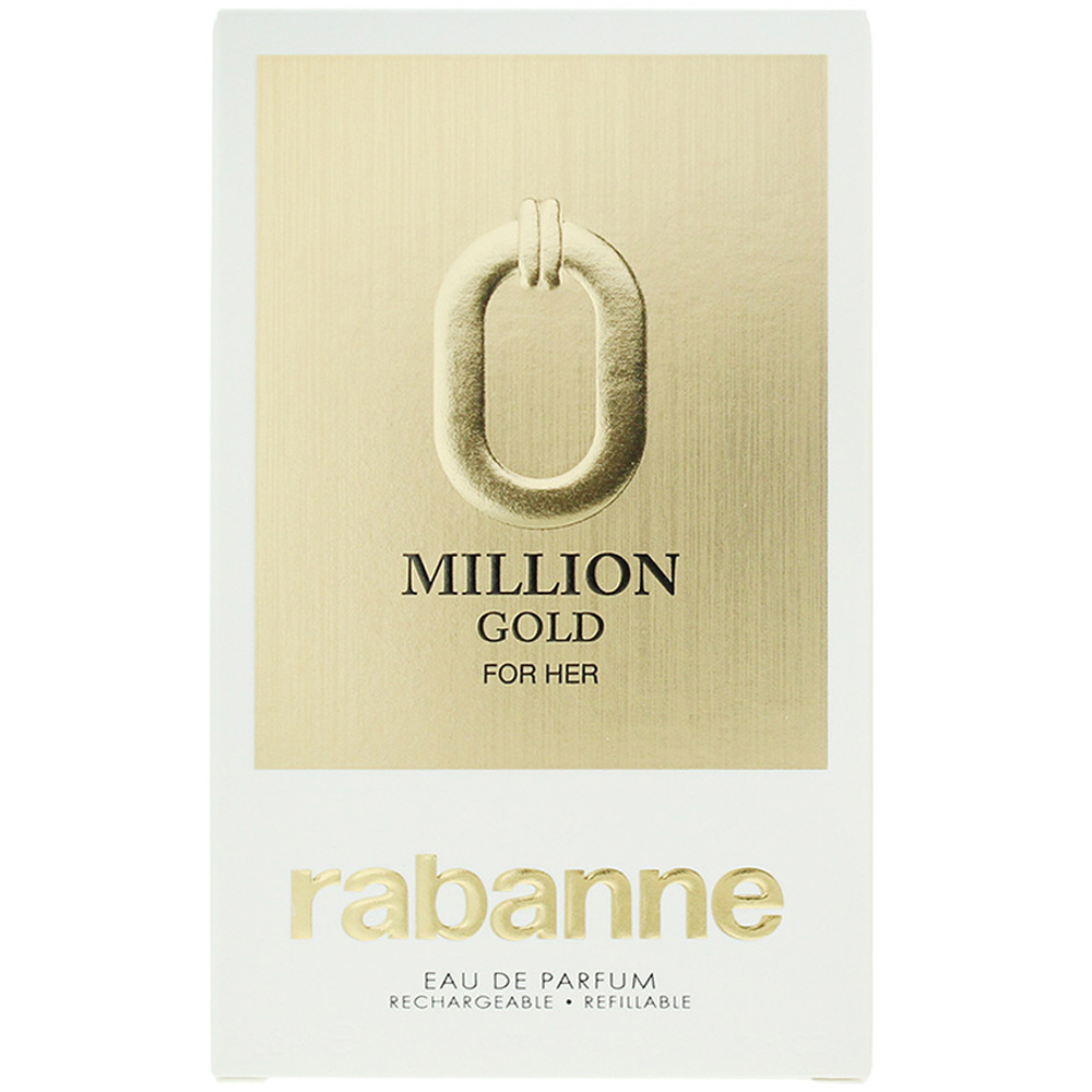 Paco Rabanne Million Gold For Her Eau de Parfum 50ml Image 3
