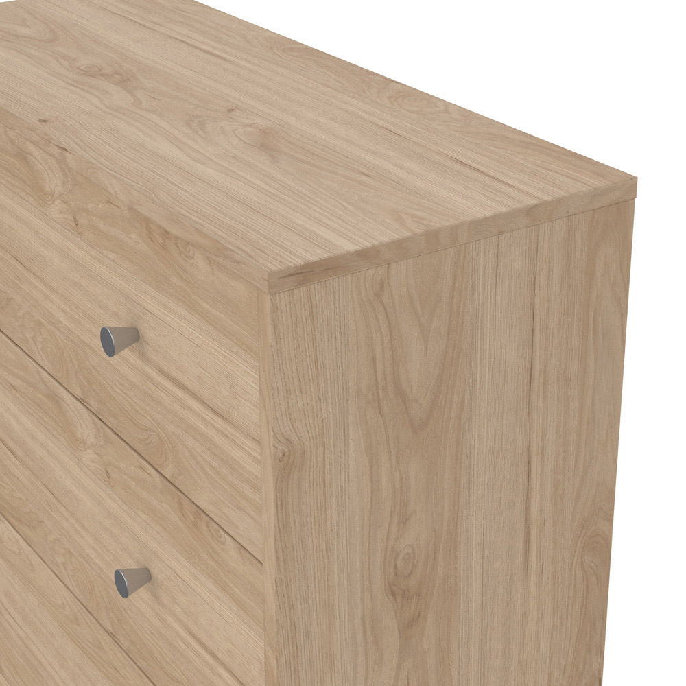 Furniture To Go May 5 Drawer Jackson Hickory Oak Chest of Drawers Image 7