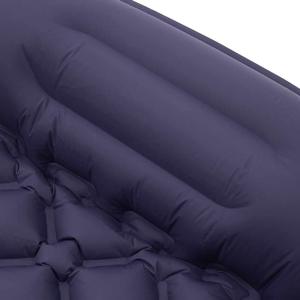 Living and Home Navy Blue Inflatable Sleeping Pad Air Bed 190 x 60cm Image 4