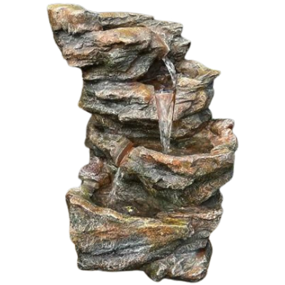 Tranquillity Dacite Solar Powered LED Water Feature Image 1