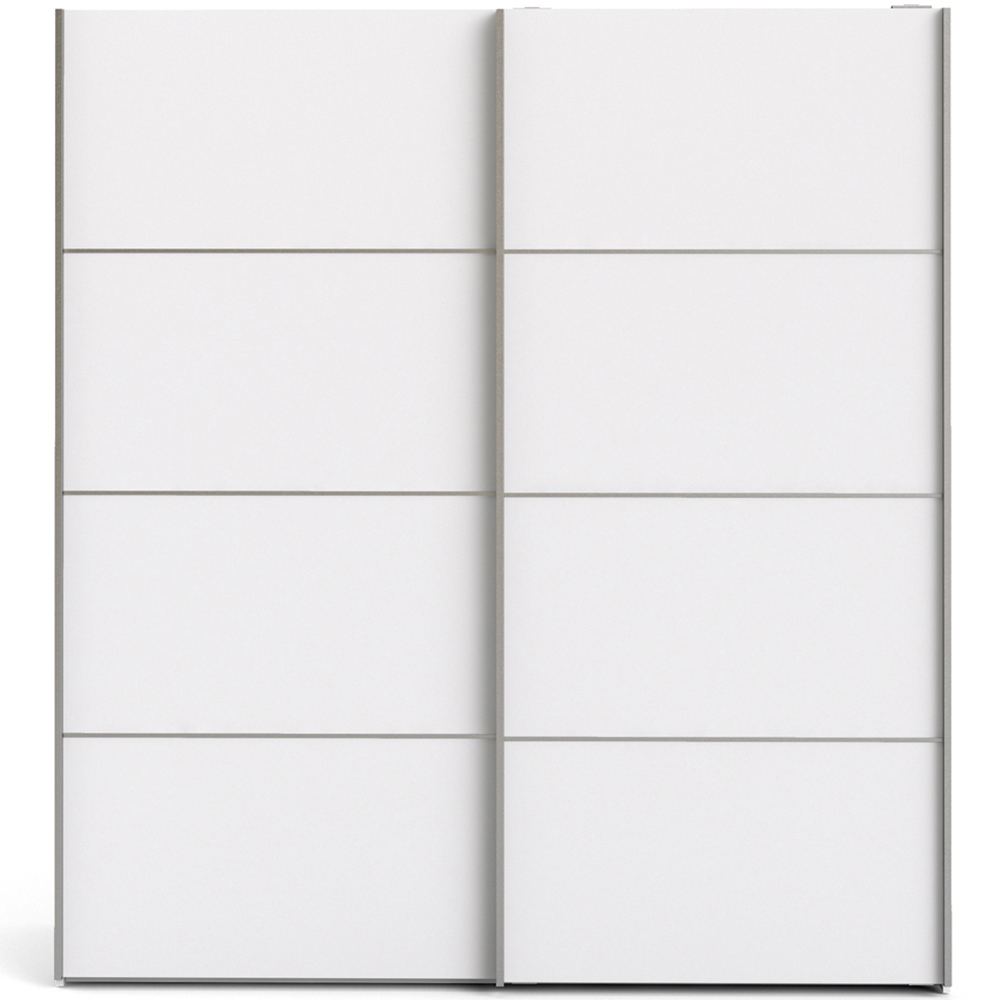 Florence Verona 2 Door White Sliding Wardrobe Image 3