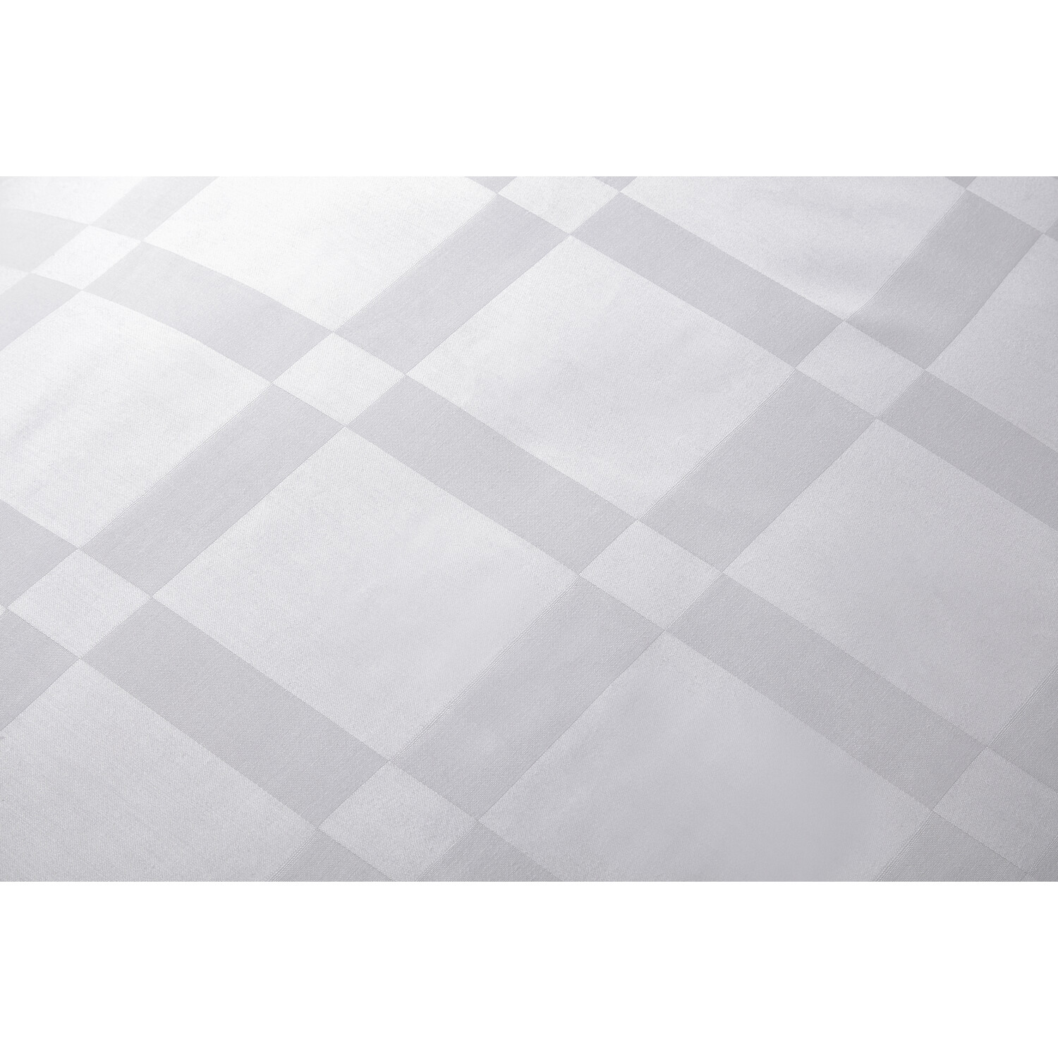 Sloane Check Duvet Cover and Pillowcase Set - White / Double Image 5