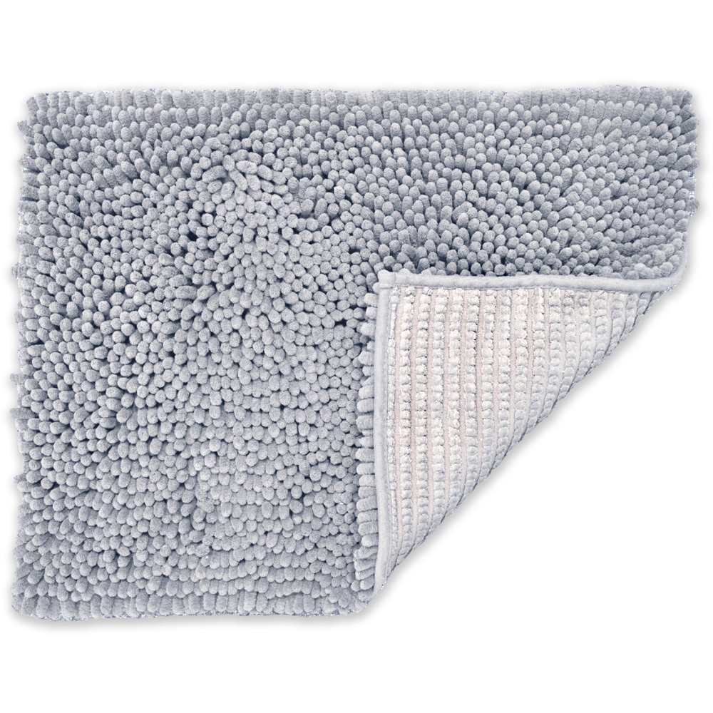 Allure Bath Fashions Jumbo Luxury Dove Grey Deep Pile Non-Slip Bobble Bath Mat 50 x 70cm Image 3