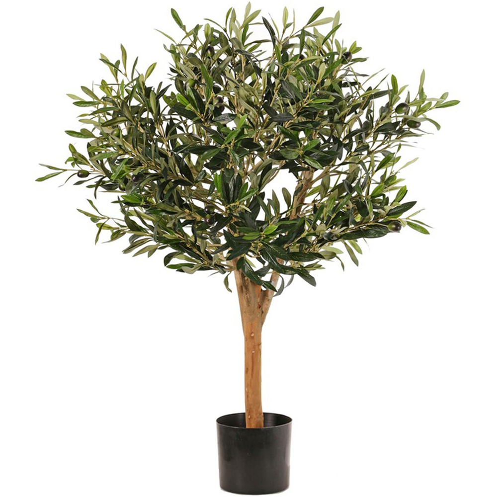 Botanik Deluxe Olive Artificial Tree in Pot 3ft Image 1