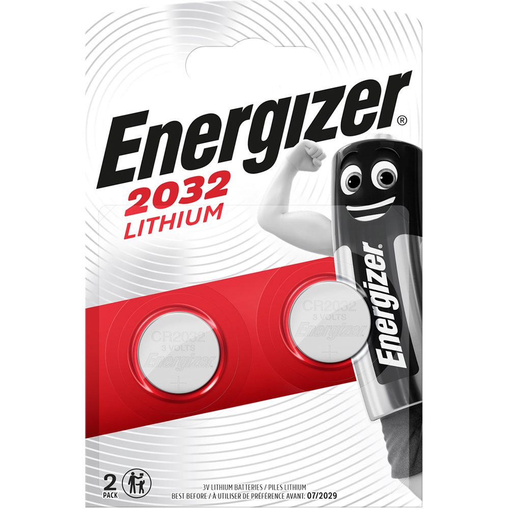 Energizer CR2032 2 Pack 3V Lithium Battery Image
