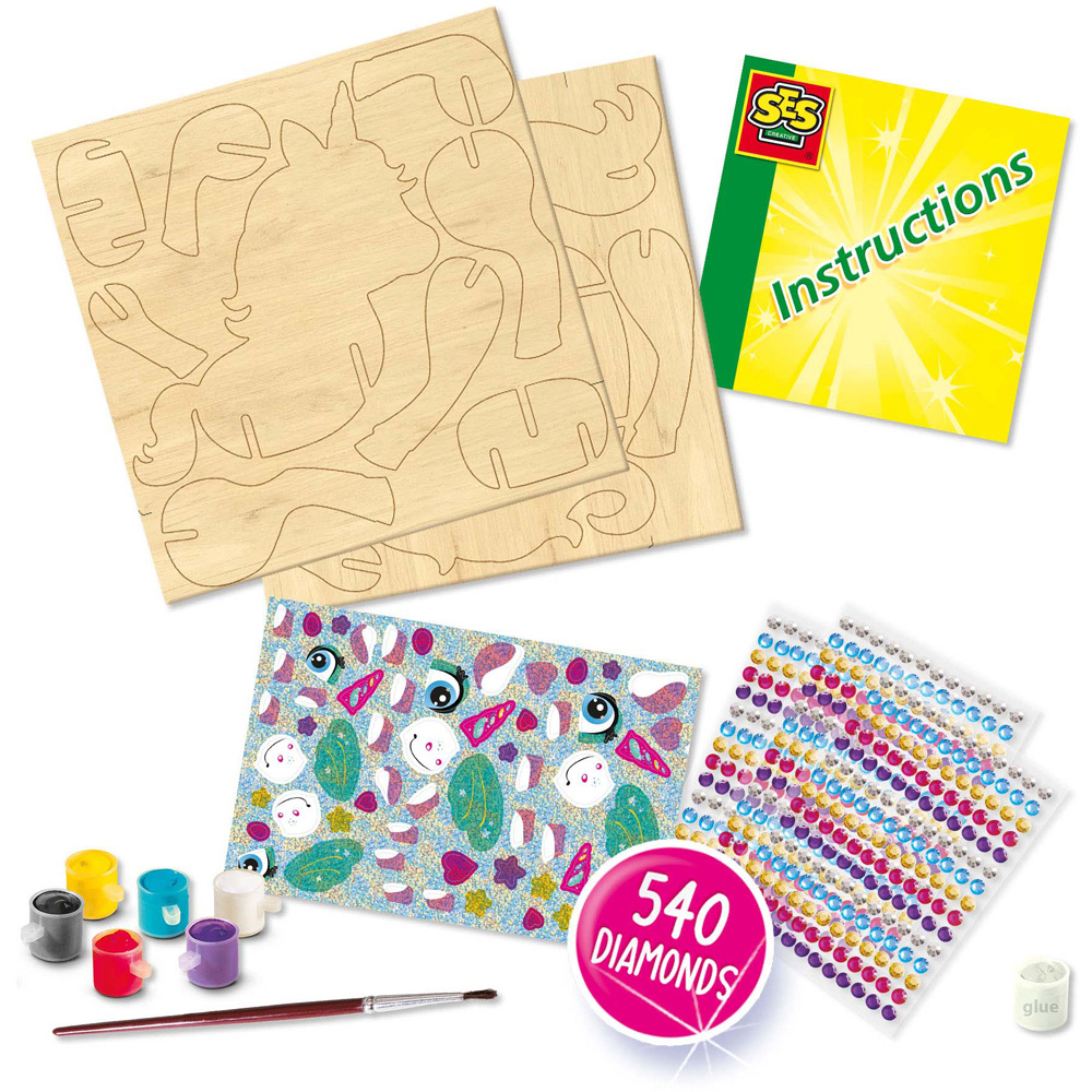 SES Creative 3D Unicorn Diamond Painting Kit Image 2