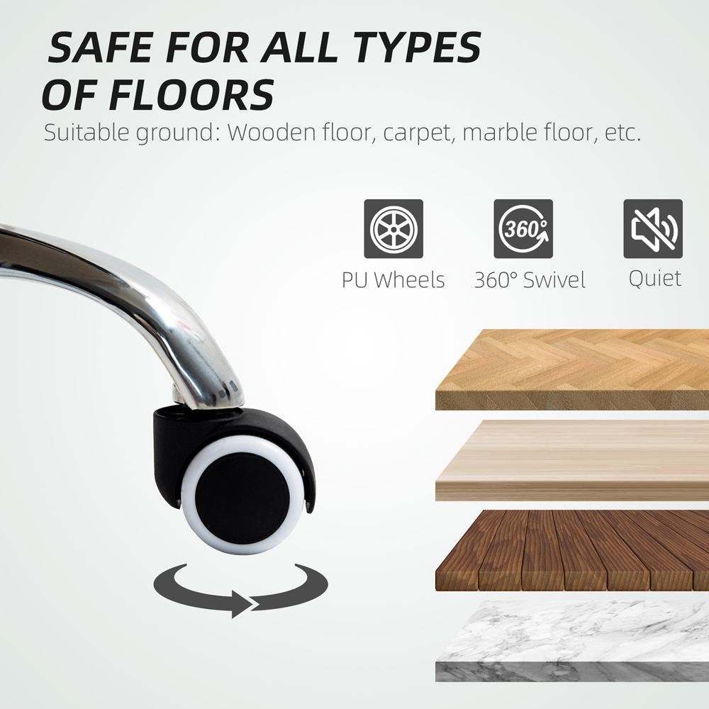 Portland Cream Recliner Executive Office Chair with Footrest Image 6