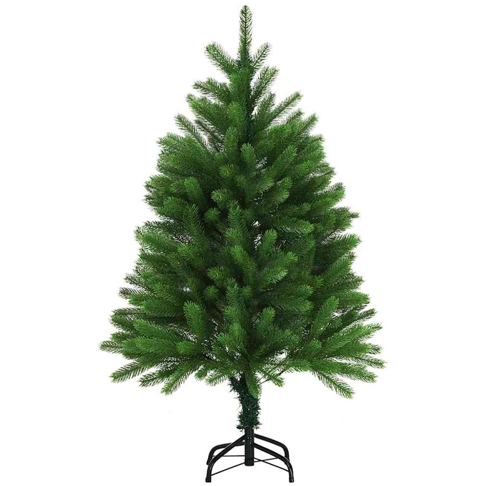 vidaXL Pre-Lit Pink Baubles Green Artificial Christmas Tree 4ft Image 5