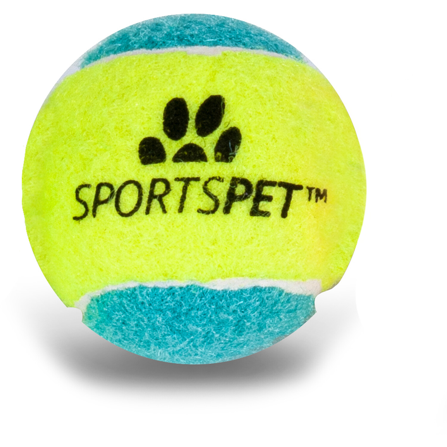 Pack of 4 Sports Pet Mini Squeak Tennis Balls Multicolour Image 4