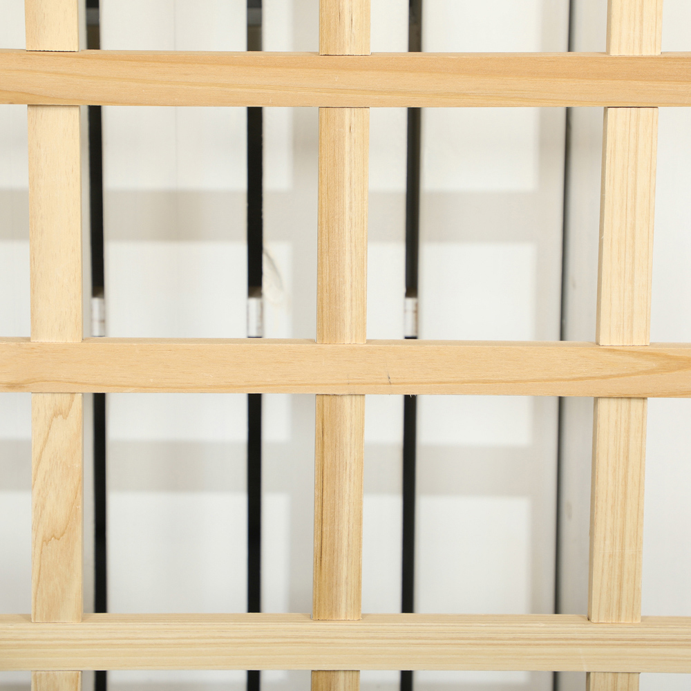 Outsunny Natural Wooden Planter with Trellis 147 x 43 x 60cm Image 3