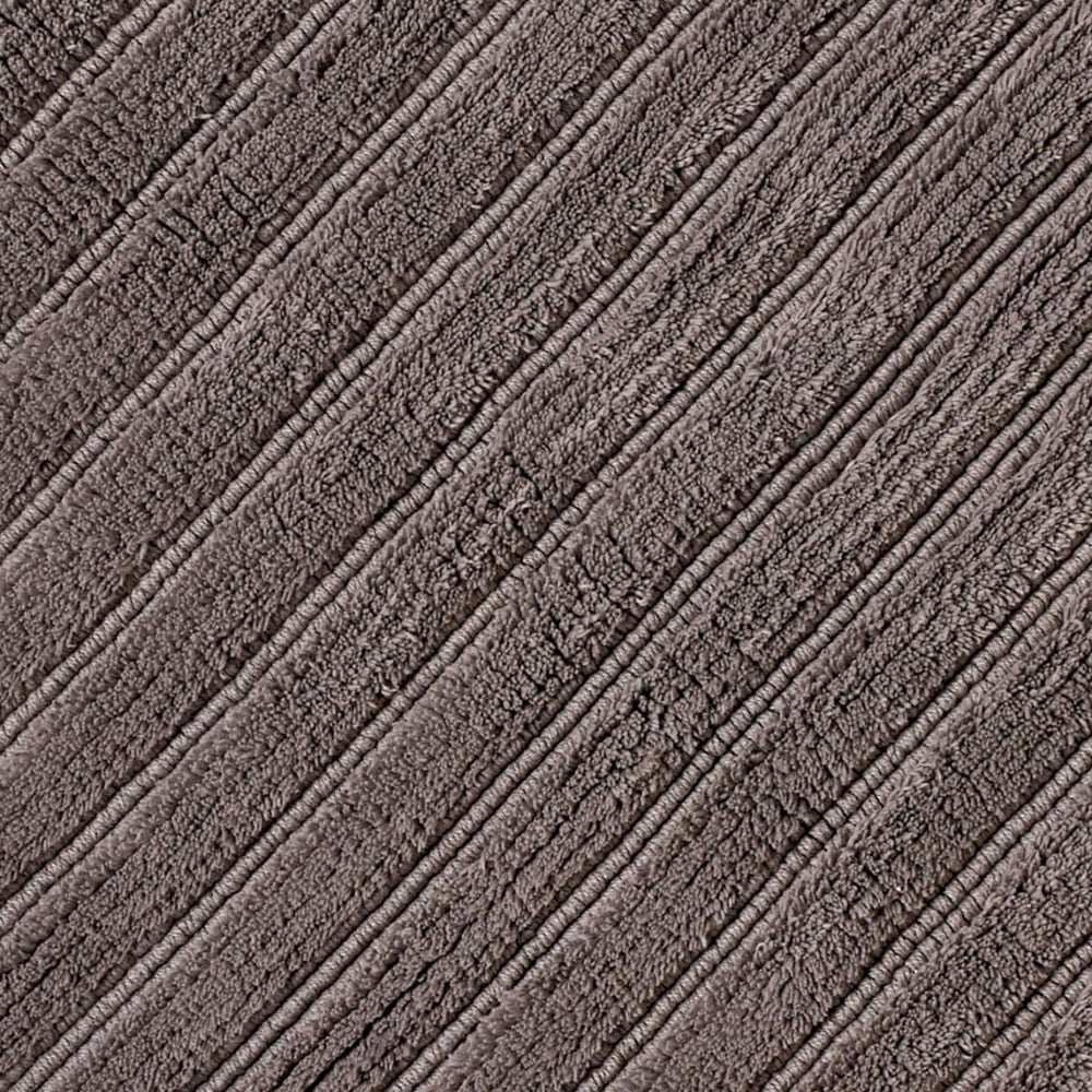Misona Dark Grey Organic Cotton Bath Mat 50 x 80cm Image 3