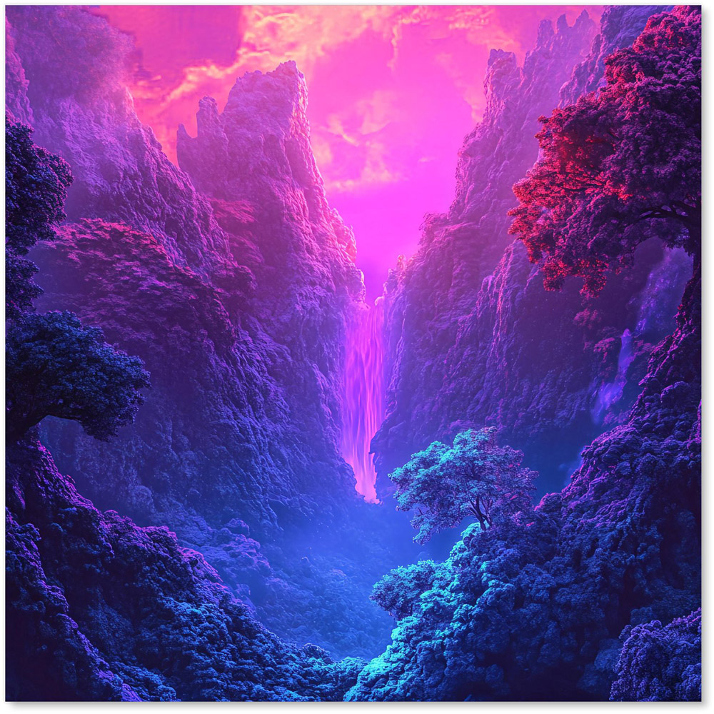 Warren Reed Designer Elena Sable 00025 Glass Kitchen Splashback 60 x 60cm Image 2