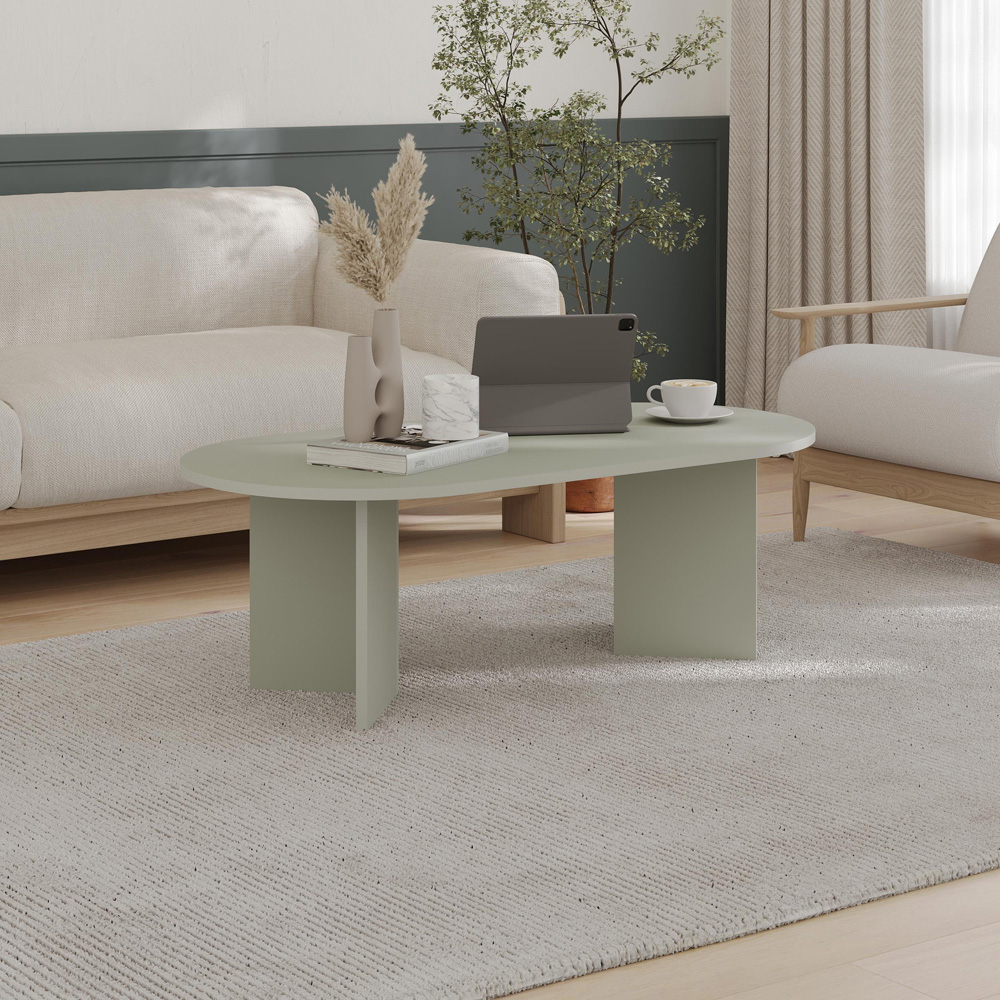 Decortie Sable Ash Green Coffee Table Image 4