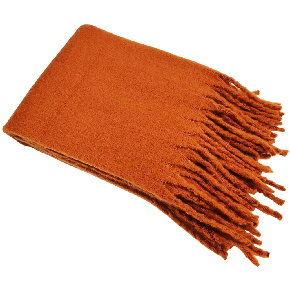 Montana Mohair Throw - Rust Image