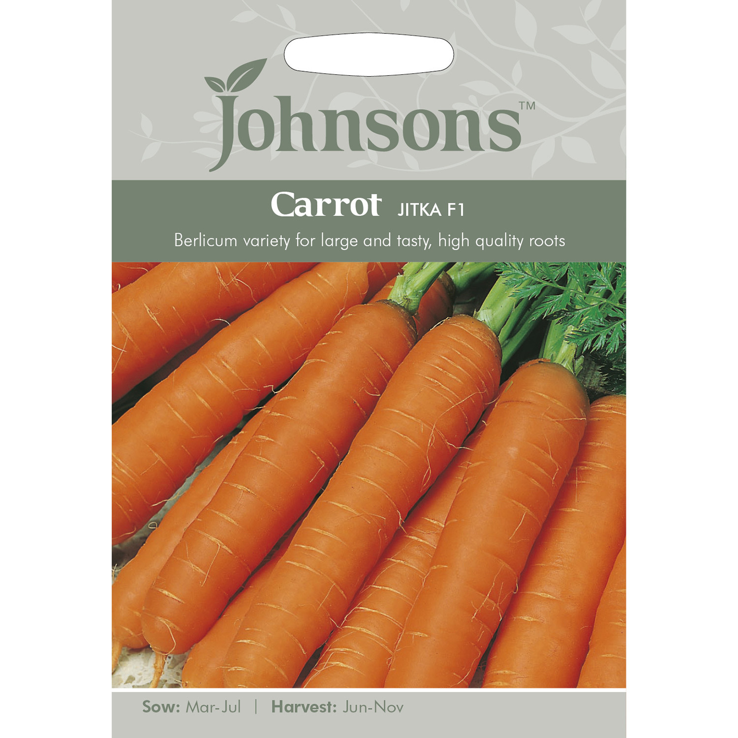 Johnsons Jitka F1 Carrot Seeds Image 2