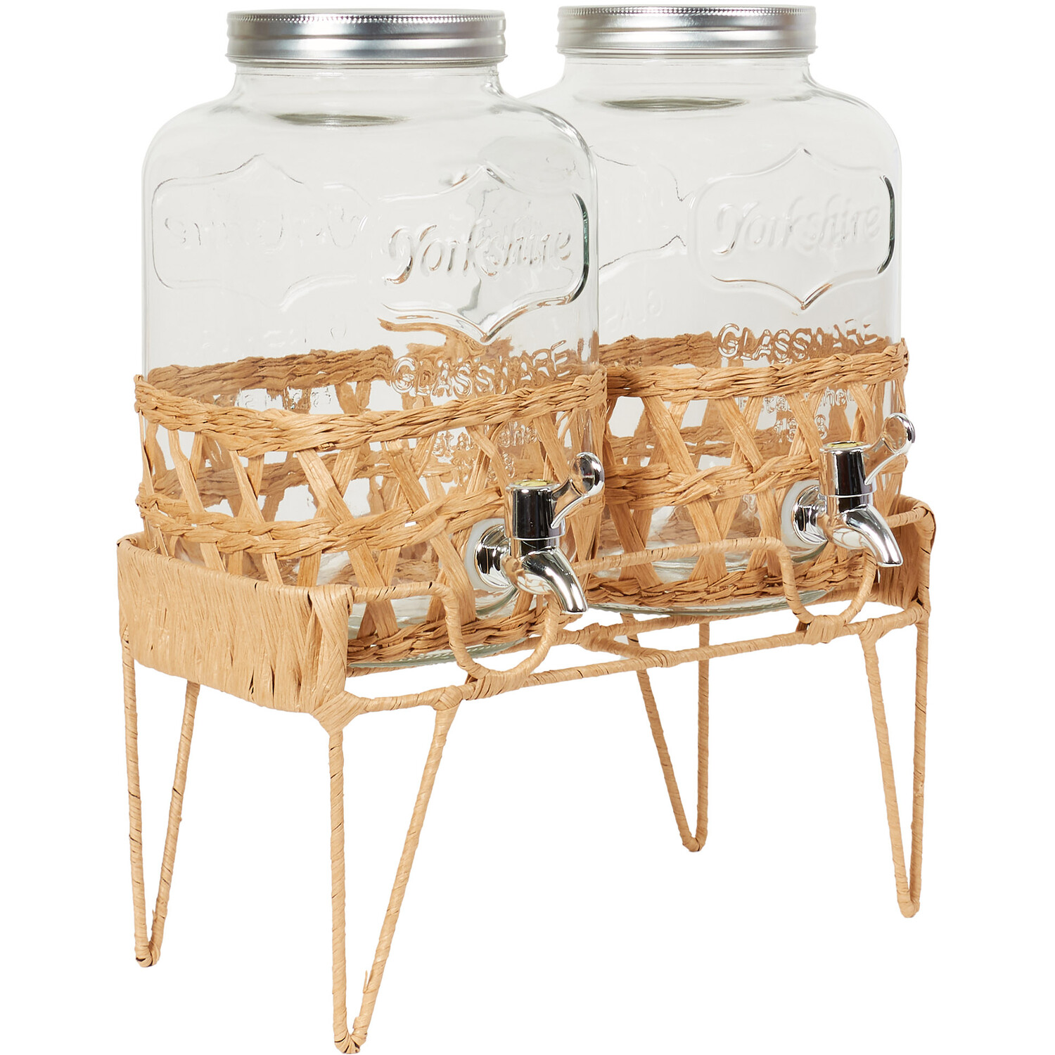 Retreat Twin Glass Dispenser - Clear Image 6