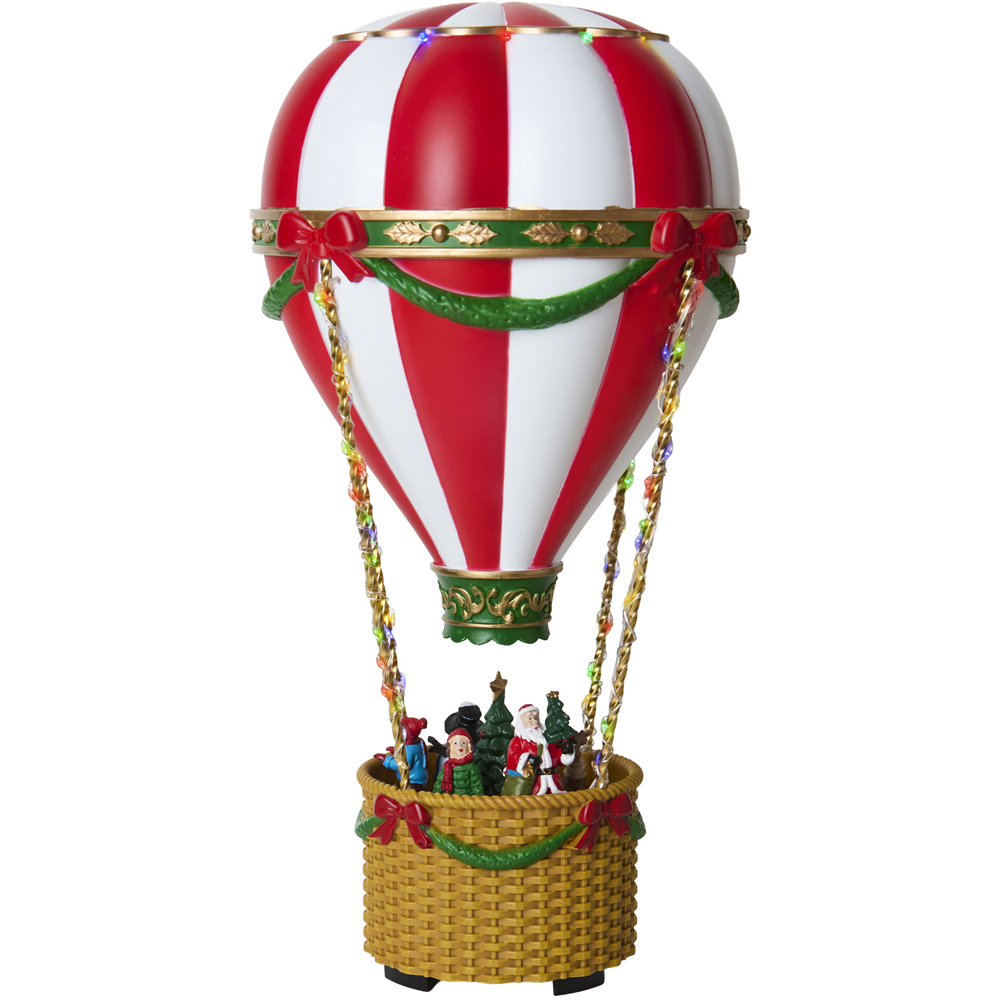 LED Spinning Hot Air Balloon Model Image 1
