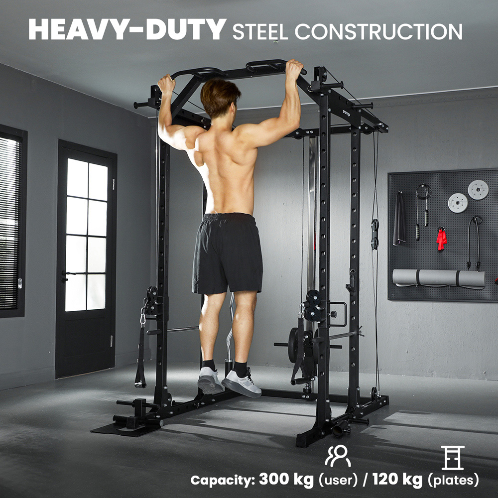 SPORTNOW Cable Crossover Machine with Pulley System Image 6