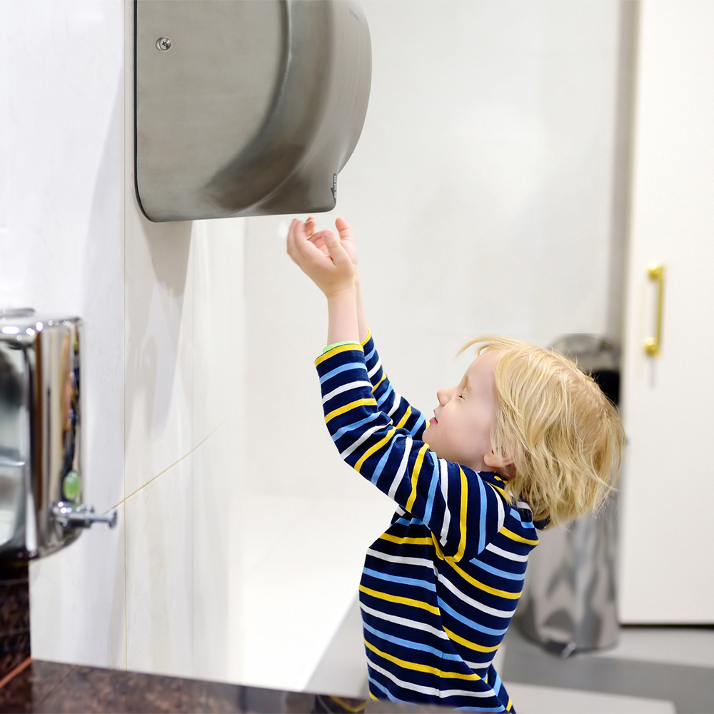 Bremmer Generic Turbo Brushed Steel Hand Dryer Image 2