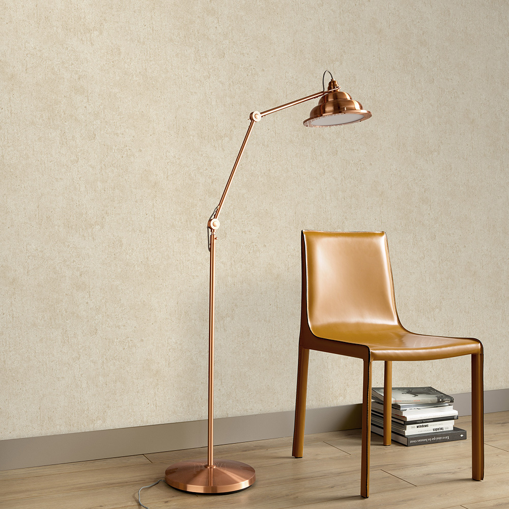 Erismann Savannah Textured Plain Non Woven Beige Wallpaper Image 3