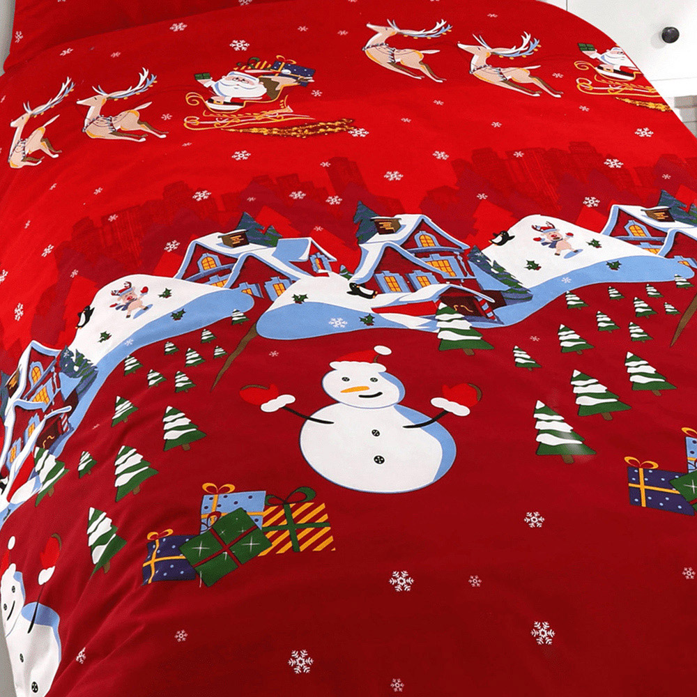Velosso King Size Santa and Friends Duvet Set Image 3